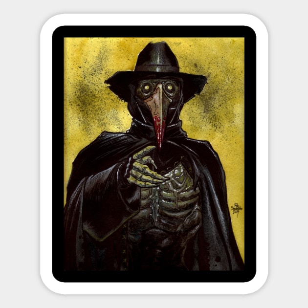 Plague Doctor is In...Color Sticker by rsacchetto